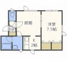 札沼線<学園都市線>/新琴似駅 徒歩25分 2階 築28年 1LDKの間取り