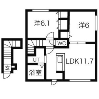 間取図 LA maiso minami（ラ・メゾン・ミナミ）