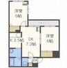 札沼線<学園都市線>/新琴似駅 徒歩20分 4階 築33年 2LDKの間取り