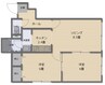 札沼線<学園都市線>/太平駅 徒歩19分 2階 築32年 2LDKの間取り