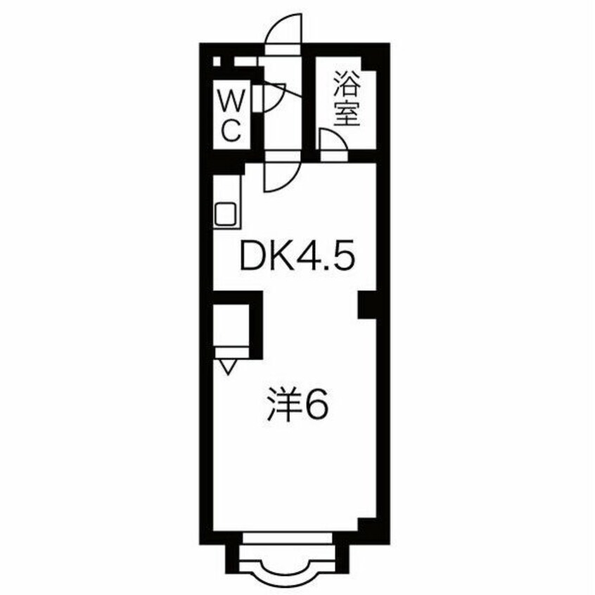 間取図 札幌市営地下鉄南北線/麻生駅 徒歩7分 2階 築35年