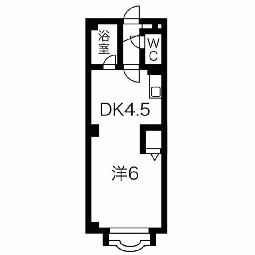 間取図 札幌市営地下鉄南北線/麻生駅 徒歩7分 4階 築35年