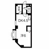 ハイムリーベII 1DKの間取り