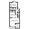 ノーブルパーク新琴似 2LDKの間取り