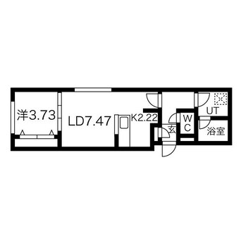 間取図 札幌市営地下鉄東西線/琴似駅 徒歩2分 4階 1年未満