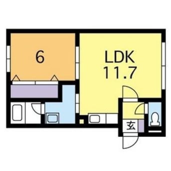 間取図 シティーハウスN6