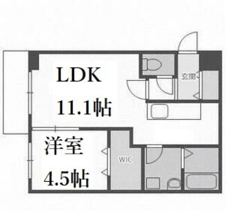 間取図 札幌市営地下鉄南北線/麻生駅 徒歩5分 4階 築7年