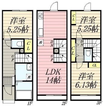 間取図 札幌市営地下鉄東豊線/栄町駅 徒歩2分 1-3階 1年未満