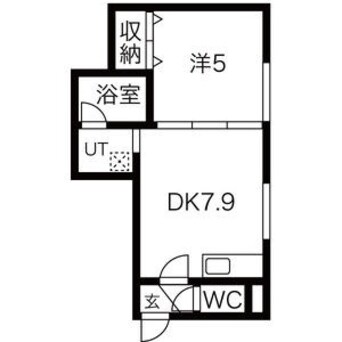 間取図 札幌市営地下鉄南北線/麻生駅 徒歩14分 3階 築20年