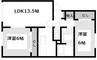 函館本線/白石駅 徒歩70分 2階 築19年 2LDKの間取り