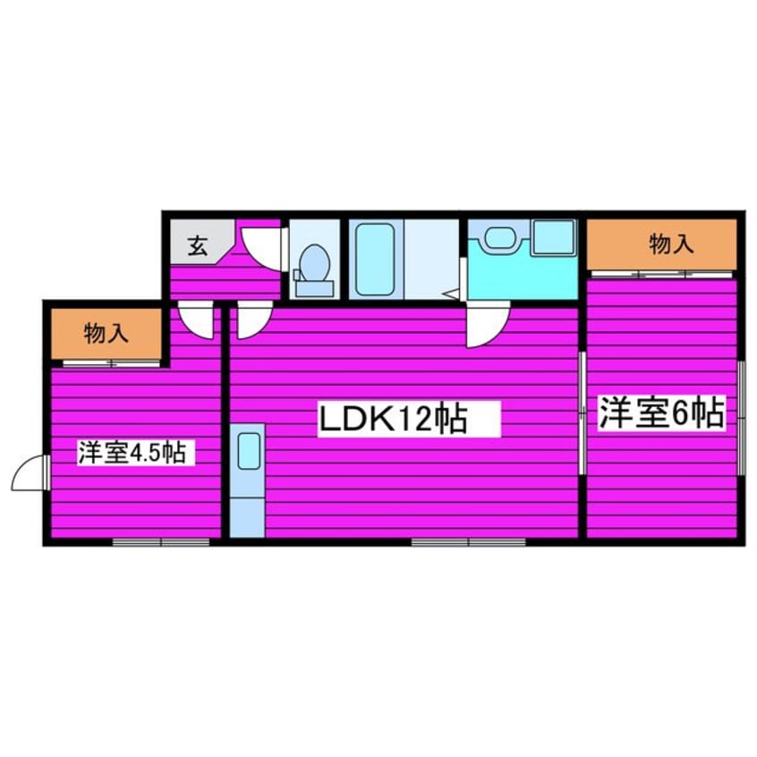 間取図 札幌市営地下鉄南北線/北３４条駅 徒歩1分 3階 築43年