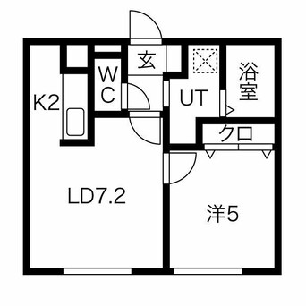 間取図 函館本線/手稲駅 徒歩6分 3階 1年未満