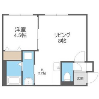 間取図 函館本線/手稲駅 徒歩9分 1階 1年未満