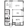 札幌市営地下鉄南北線/麻生駅 徒歩3分 2階 築15年 1LDK+Sの間取り