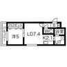 函館本線/発寒中央駅 徒歩7分 2階 築7年 1LDKの間取り