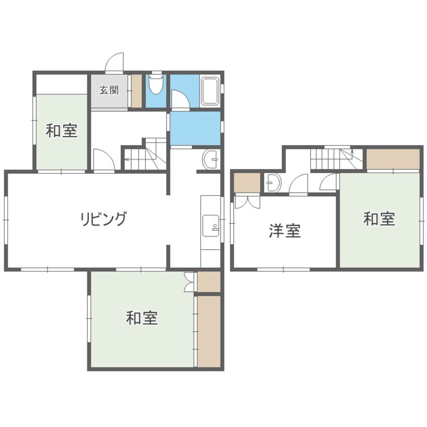 間取図 花川北1条4丁目戸建