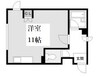 札幌市営地下鉄南北線/麻生駅 徒歩5分 3階 築35年 1Rの間取り