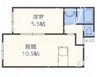 札幌市営地下鉄南北線/北３４条駅 徒歩1分 4階 築10年 1LDKの間取り