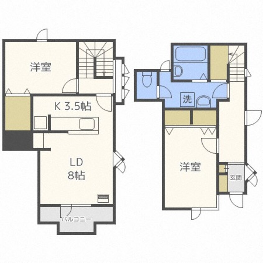 間取図 テラス51