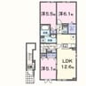 札沼線<学園都市線>/当別駅 徒歩13分 2階 建築中 3LDKの間取り