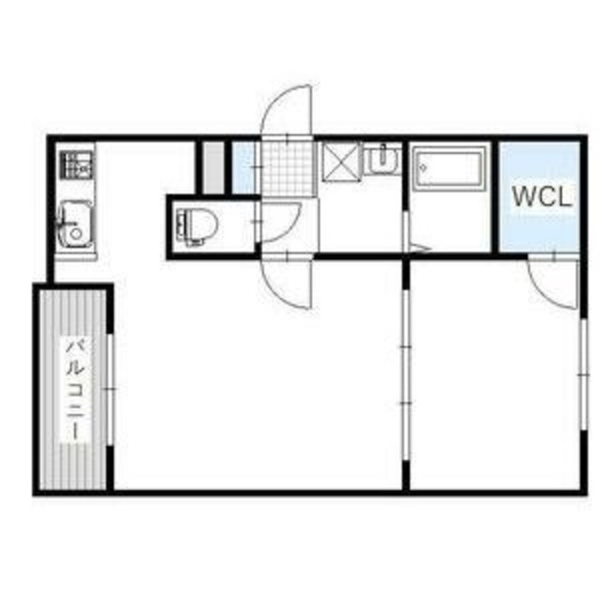 間取図 札沼線<学園都市線>/百合が原駅 徒歩8分 1階 建築中