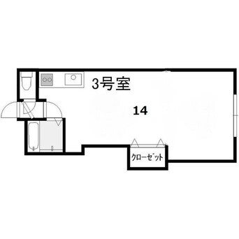 間取図 札幌市営地下鉄南北線/北３４条駅 徒歩8分 2階 築34年