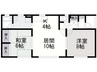 札沼線<学園都市線>/太平駅 徒歩18分 2階 築26年 2LDKの間取り