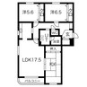 札沼線<学園都市線>/篠路駅 徒歩14分 4階 築32年 3LDKの間取り