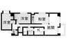 札沼線<学園都市線>/新川駅 徒歩10分 4階 築23年 3LDKの間取り