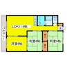 恵友エアリス 3LDKの間取り
