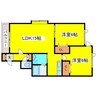 ハイムハイライト 2LDKの間取り