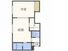 メープル7・7 1LDKの間取り