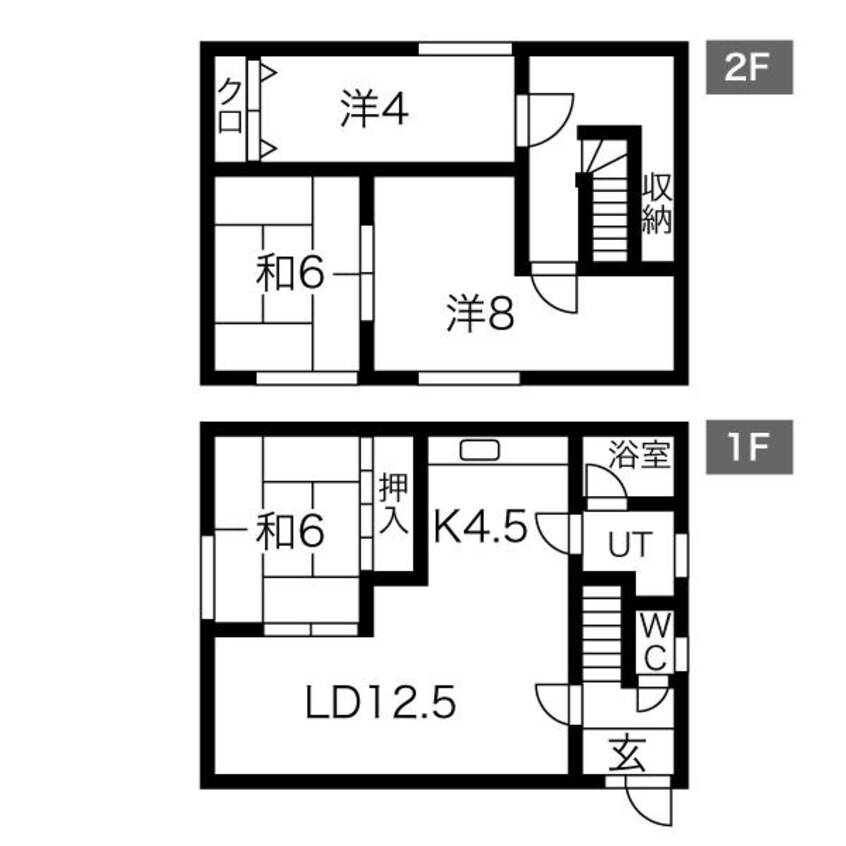 間取図 屯田9-2（1-6）