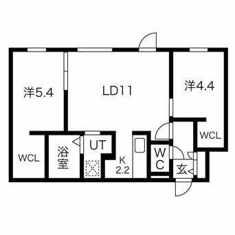 間取図 ROSSO　sakaemachi