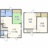 テラスハウス　北49東13 3LDKの間取り