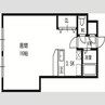 シャロングレース 1Kの間取り