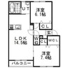 シルスII 2LDKの間取り