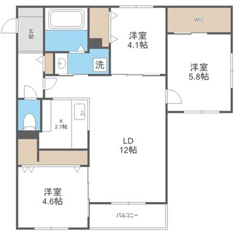 間取図 札幌市営地下鉄南北線/麻生駅 徒歩5分 3階 1年未満