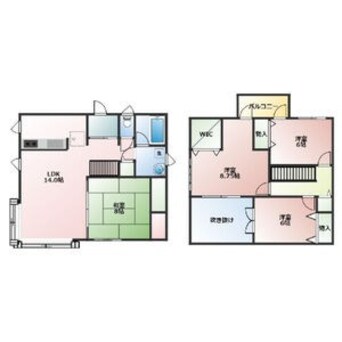 間取図 あいの里3-1戸建て