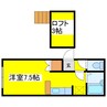 アセット２１北３６条 1Rの間取り