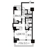 デュオヴェール札幌北大前 2LDKの間取り
