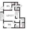 BARNEYS　Fortunato 2LDKの間取り