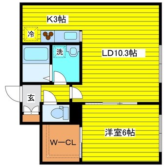 間取図 blanc本町