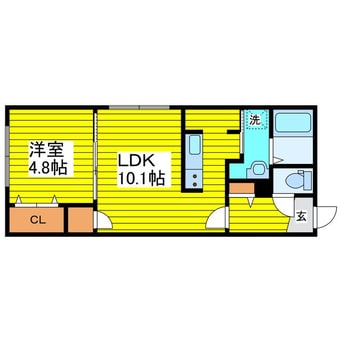 間取図 ラシュレ　N15