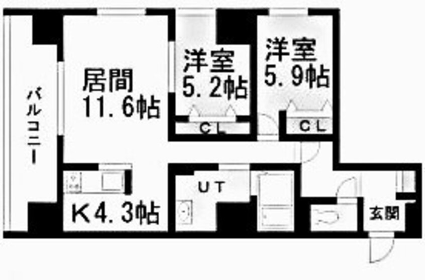 間取図 グラン札幌