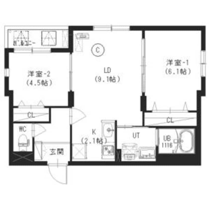 間取図 新築）インフィニティN22E1