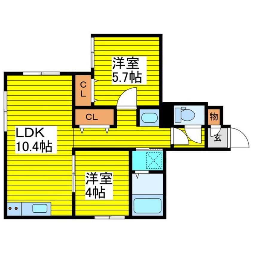 間取図 Am building 05