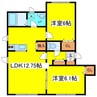 札幌市営地下鉄東豊線/環状通東駅 徒歩9分 1階 築19年 2LDKの間取り