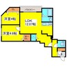 札幌市営地下鉄東豊線/元町駅 徒歩2分 3階 築浅 2LDKの間取り