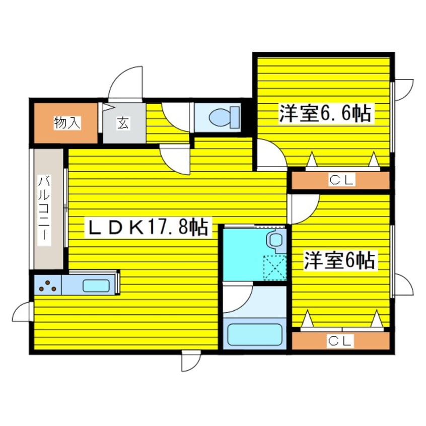 間取図 スピカ・クラージュ